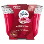 Glade Large 3 Wick Jar Candle, Blooming Peony & Cherry