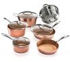 Gotham Steel Hammered Collection 10 Piece Premium Cookware