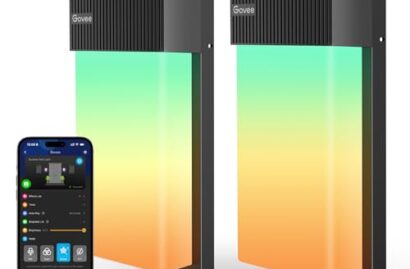 Govee Smart RGBIC Outdoor Wall Light, 1500LM, 2 Pack