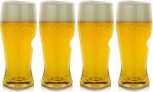 Govino Classic 16 oz Beer Glass-4 Pack Gift Box, Clear