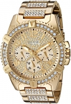 GUESS Men’s Stainless Steel Crystal Dress Watch