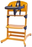 guzzie+Guss Banquet Wooden High Chair, Orange