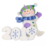 Hallmark Keepsake Christmas Ornaments 2019 Year, Frosty Fun Decade Snowman Ornament