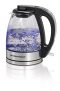 Hamilton-Beach 1.0 L Electric Glass & Stainless Kettle