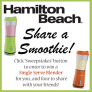 Hamilton Beach: Share a Smoothie Giveaway