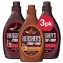 Hershey’s Chocolate & Caramel Syrup 3pack