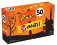 HERSHEY’S Halloween Candy Assortment (Reese, Oh Henry) 50 Count