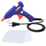 TOPELEK Mini Heating Hot Melt Glue Gun with 30pcs Melt Glue Sticks