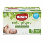 Huggies Natural Care Fragrance-Free Baby Wipes, Refill Pack, 1056 Count