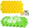 Beyond Honeycomb Ice Cube Molds, 2 Pack