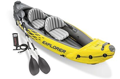 Intex Explorer K2 Kayak, 2-Person Inflatable Kayak Set with Aluminum Oars