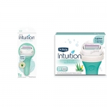 Schick Intuition Sensitive Care Womens Razor with Aloe + Pack of 3 Refills