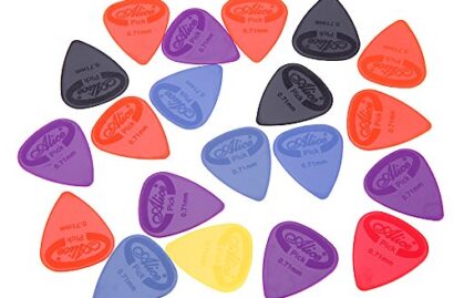 Jabey 0.71mm Projecting Nylon Guitar Picks Plectrums, 20pcs