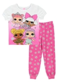 L.O.L. Surprise! Girls 2-Piece Cotton PJ