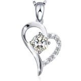 J.Rosée Silver The Beloved Heart Pendant Necklace