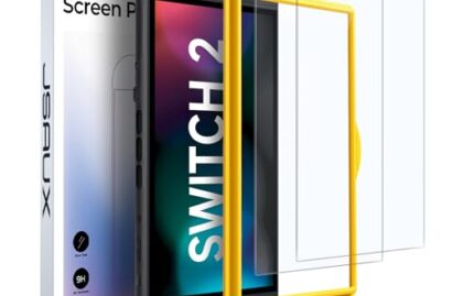JSAUX [2-Pack] Anti-Glare Screen Protector for Nintendo Switch 2