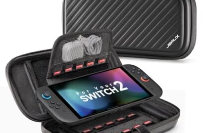 JSAUX Hard Shell Carrying Case with 15 Game Card Slots for Nintendo Switch 2