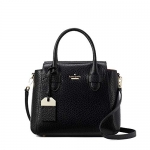 Kate Spade Carter Kylie Black Leather Small Satchel Women’s Handbag
