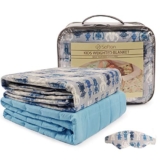 Softan Kids Weighted Blanket Set(41”x60” 7lbs), Blue Robot