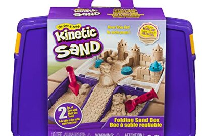 Kinetic Sand, Folding Sand Box with 2lbs of Kinetic Sand