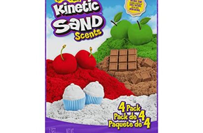 Kinetic Sand Scents, 32oz 4-Pack of Cherry, Apple, Chocolate and Vanilla