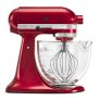 KitchenAid Artisan Design Series 5-Quart Tilt-Head Stand Mixer with Glass Bowl, Candy Apple Red