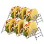 KITCHENATICS Stainless Steel Wire Taco Holder Stand, 2 Pack