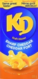 Kraft Dinner Sharp Cheddar Macaroni & Cheese, 200G Box, 24 Count