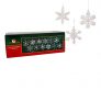 Kurt Adler 2″ Glass Iridescent Snowflake Ornaments, 12-Piece Set