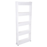 Lavish Home Mobile Shelving Unit Organizer, 5 Tier