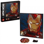 LEGO Art Marvel Studios Iron Man Building Kit for Adults