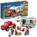 LEGO City Pickup & Caravan Building Kit (344 Piece)