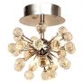 Lightess Ceiling Lighting Crystal Chandelier Lamp Modern Mini Style Pendant Lights Flush Mount Light Fixtures