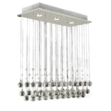 Lightess Ceiling Lighting Crystal Chandelier Modern Elegant Pendant Lamp Flush Mount Light Fixtures