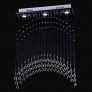 Lightess Crystal Chandelier Lamp Modern Ceiling Lights Flush Mount Light Fixtures