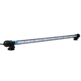 Lightess LED Aquarium Light Kit for Fish Tank Underwater Submersible Crystal Glass Lights Suitable for Saltwater and Freshwater, 30 RGB LEDs Color Changing, 19 inch in Length