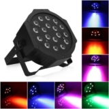 Lightess Par Lights 18LED Stage Light RGB Effect Lighting Sound Activated Stand Lamp