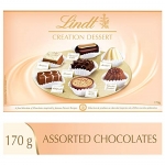 Lindt Creation Dessert Gift Box, Fine Milk, Dark and White Chocolate, 170g