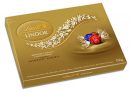 Lindt Lindor Assorted Chocolates Gift Box, Milk, Dark and Hazelnut, 156g