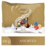 Lindt Lindor Christmas Mini Balls Assorted Chocolate, Bag, 300g