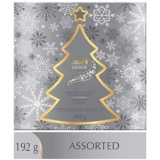 Lindt Lindor Christmas Silver Tree, Gift Box, 192g