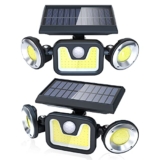 Ltteny Outdoor 83 COB LED Solar Motion Sensor Lights with 3 Modes, 2 Pack
