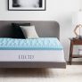 LUCID 2 Inch 5 Zone Gel Memory Foam Mattress Topper