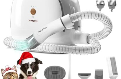 lvittyPet Pet Grooming Kit & Vacuum