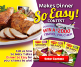 So Juicy Makes Dinner So Easy Contest