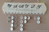 Adventures in Crafting: Birthday Board