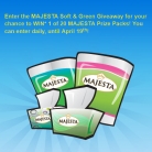 Majesta Soft and Green Giveaway (20 Prize Packs)