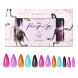 Makartt Acrylic False Nail, Press On Nails Set Short Stiletto, 240pcs