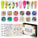 Makartt Nail Decoration Set, Birds of Paradise Collection