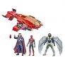 Marvel Spider-Man Spider Escape Jet, with 3 Action Figures
